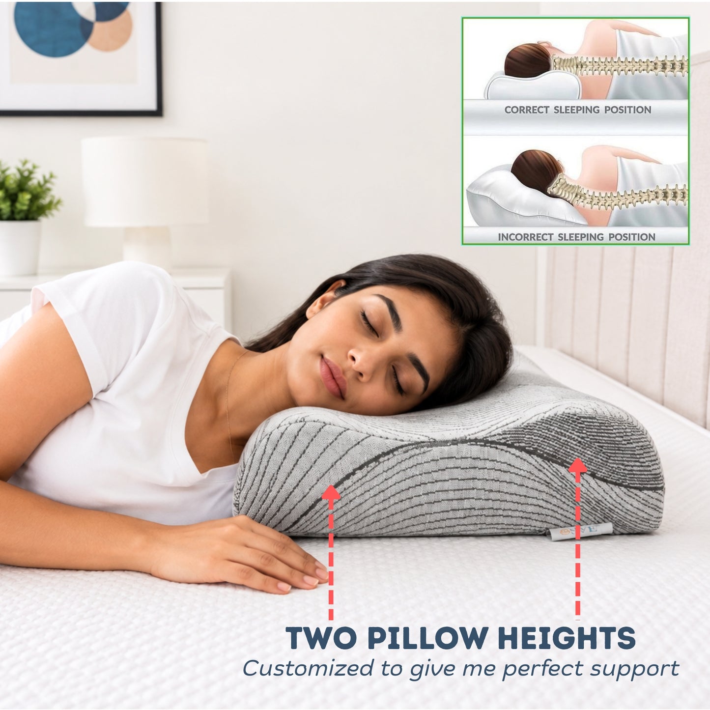 Contour Memory Foam Pillow