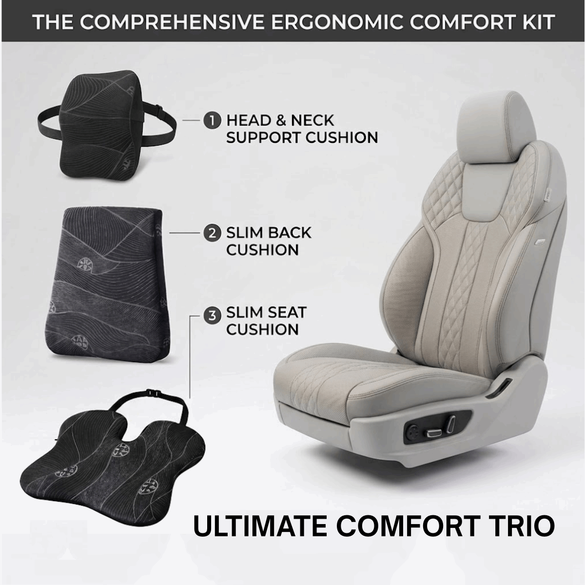 SOVE Ultimate Comfort Trio head support cushion