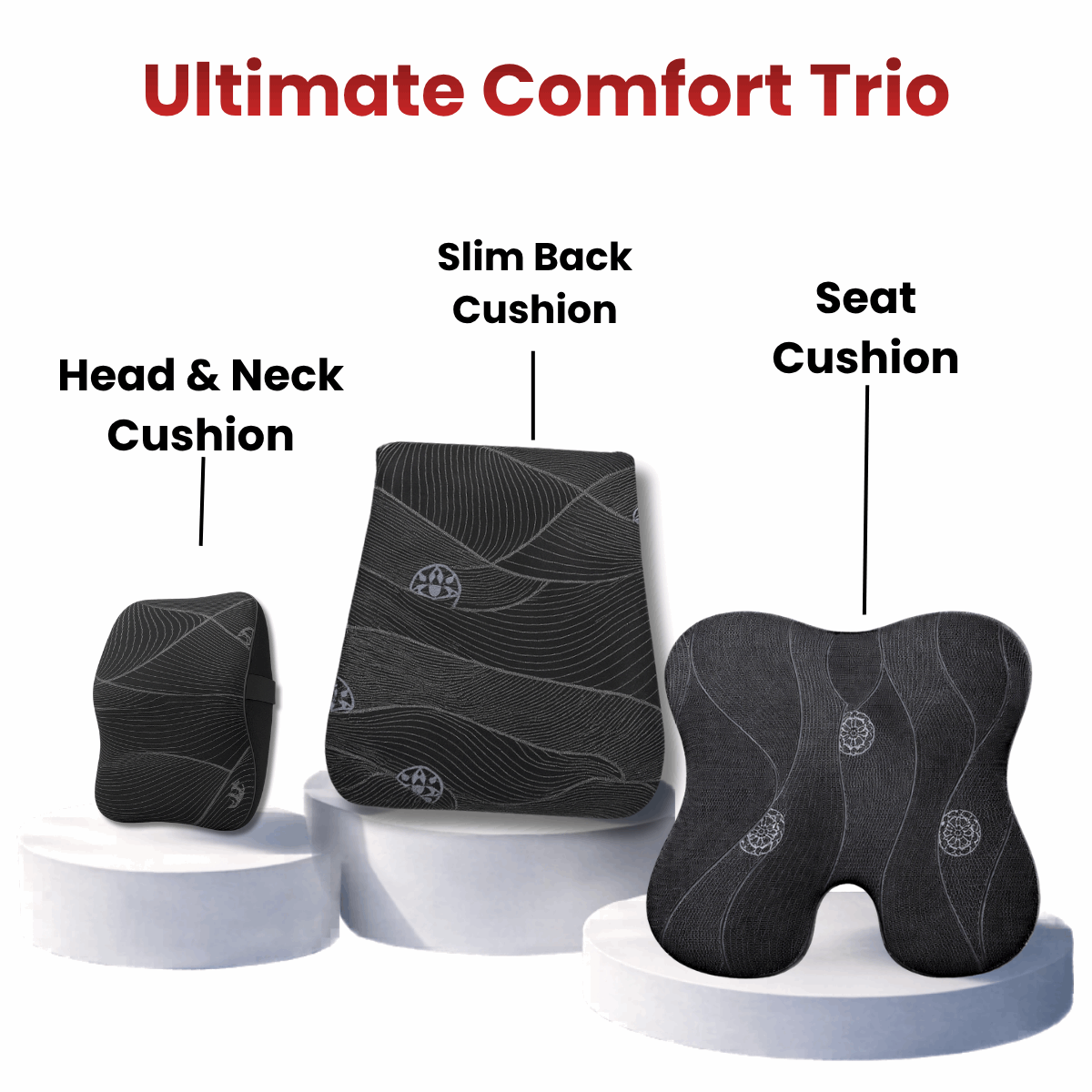 SOVE Ultimate Comfort Trio seat cushion