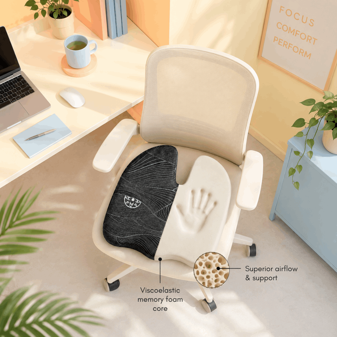 SOVE Pro Seat Cushion on a car seat