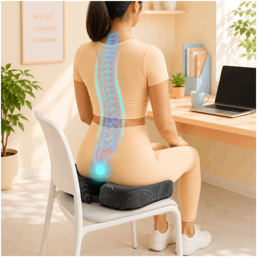 SOVE Pro Seat Cushion U-shaped pressure-relief design