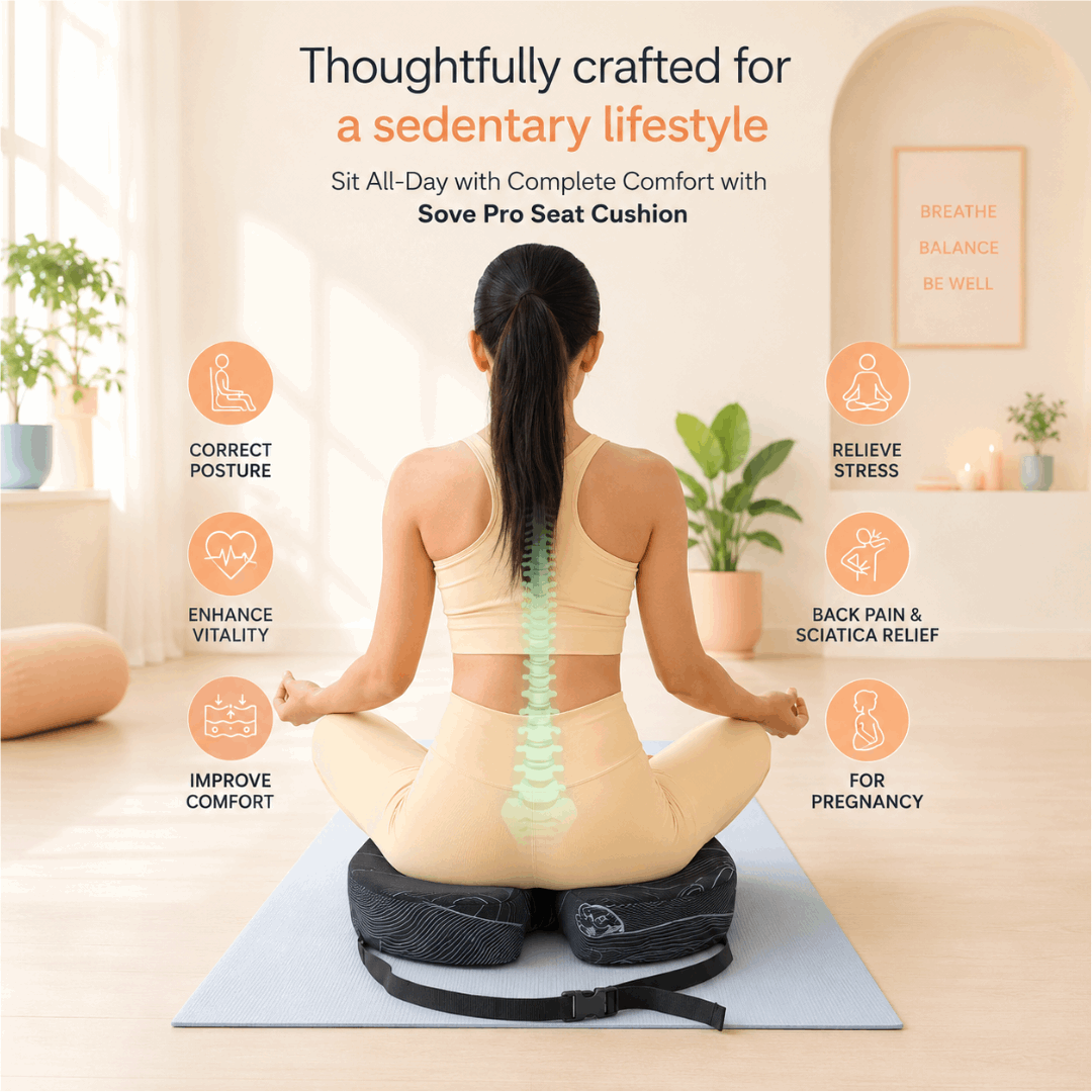 SOVE Pro Seat Cushion memory foam construction