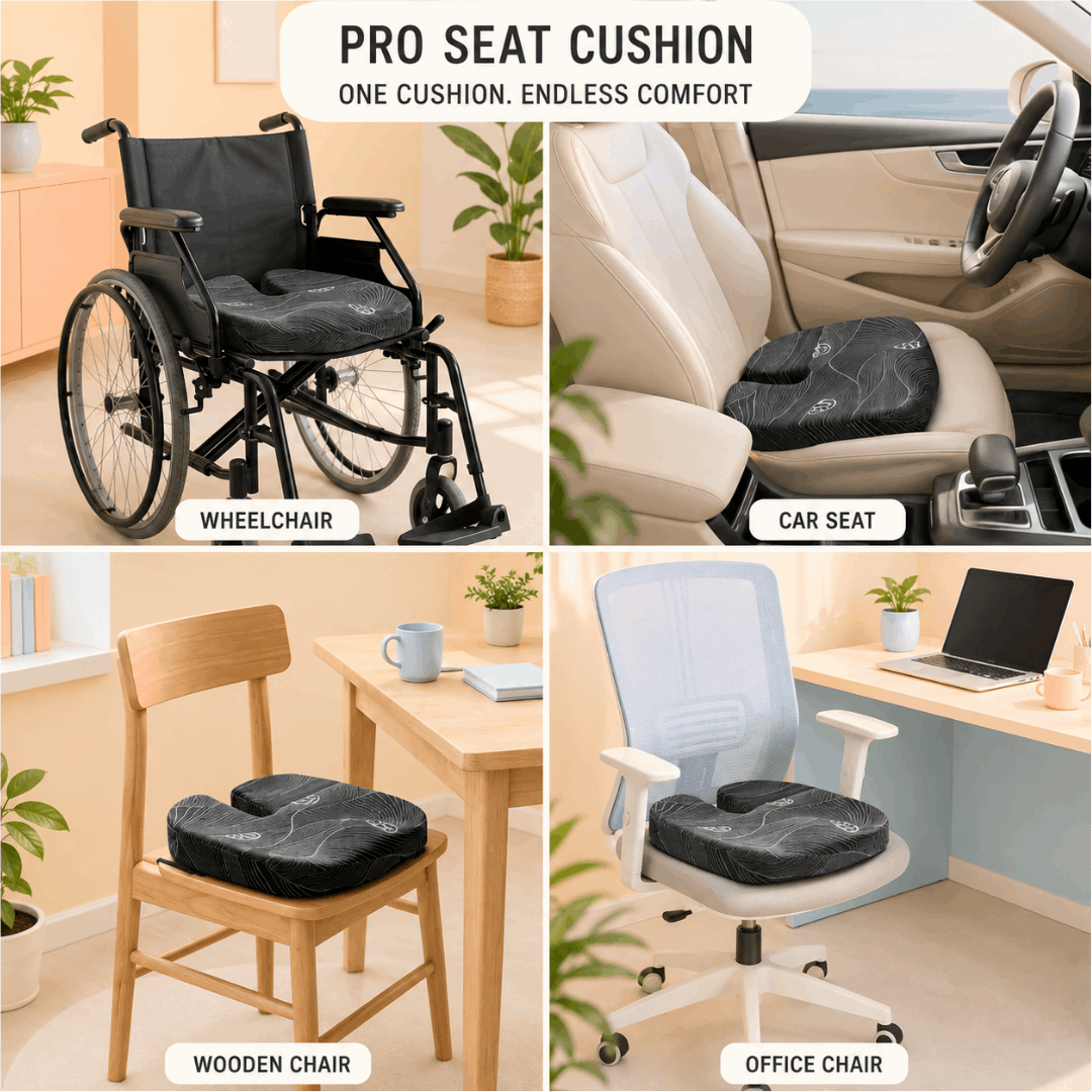 SOVE Pro Seat Cushion adjustable straps
