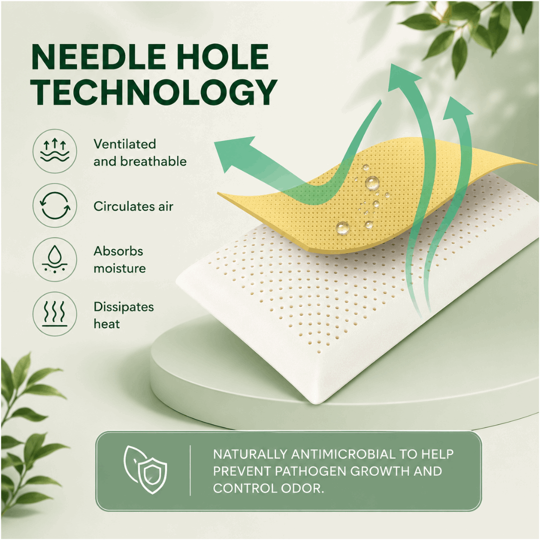 SOVE Deep Sleep Organic Latex Pillow side profile