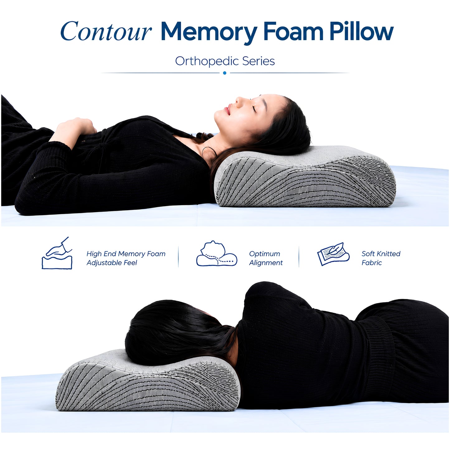 Contour Memory Foam Pillow