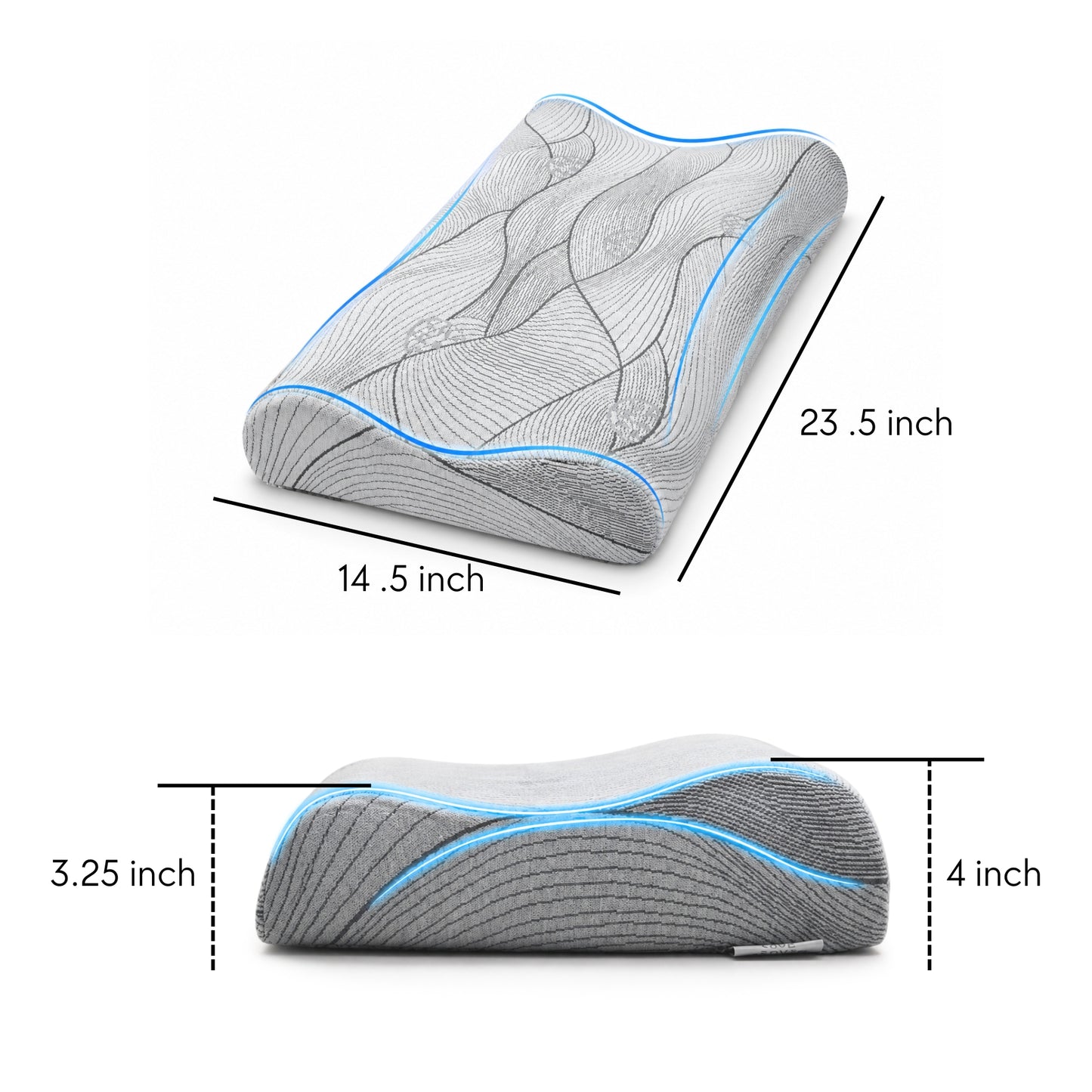 Contour Memory Foam Pillow