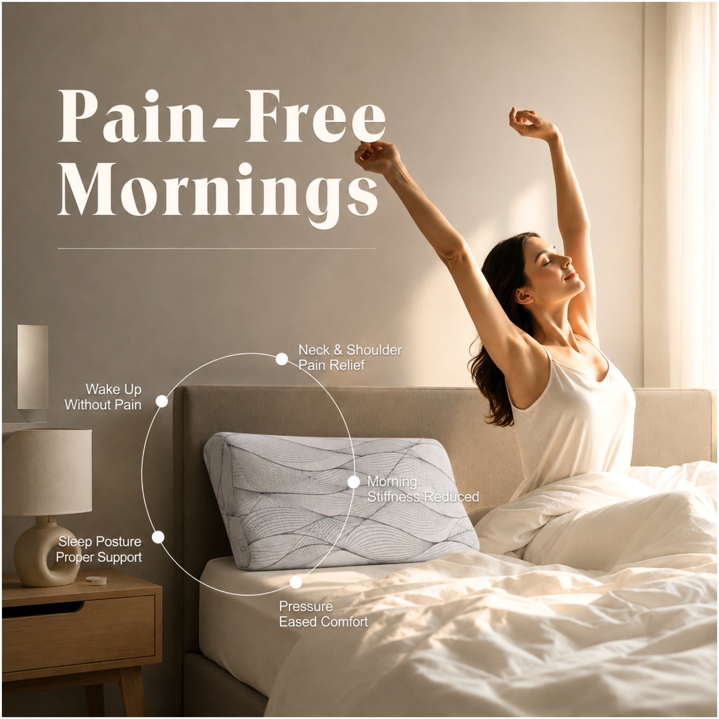 Contour Memory Foam Pillow