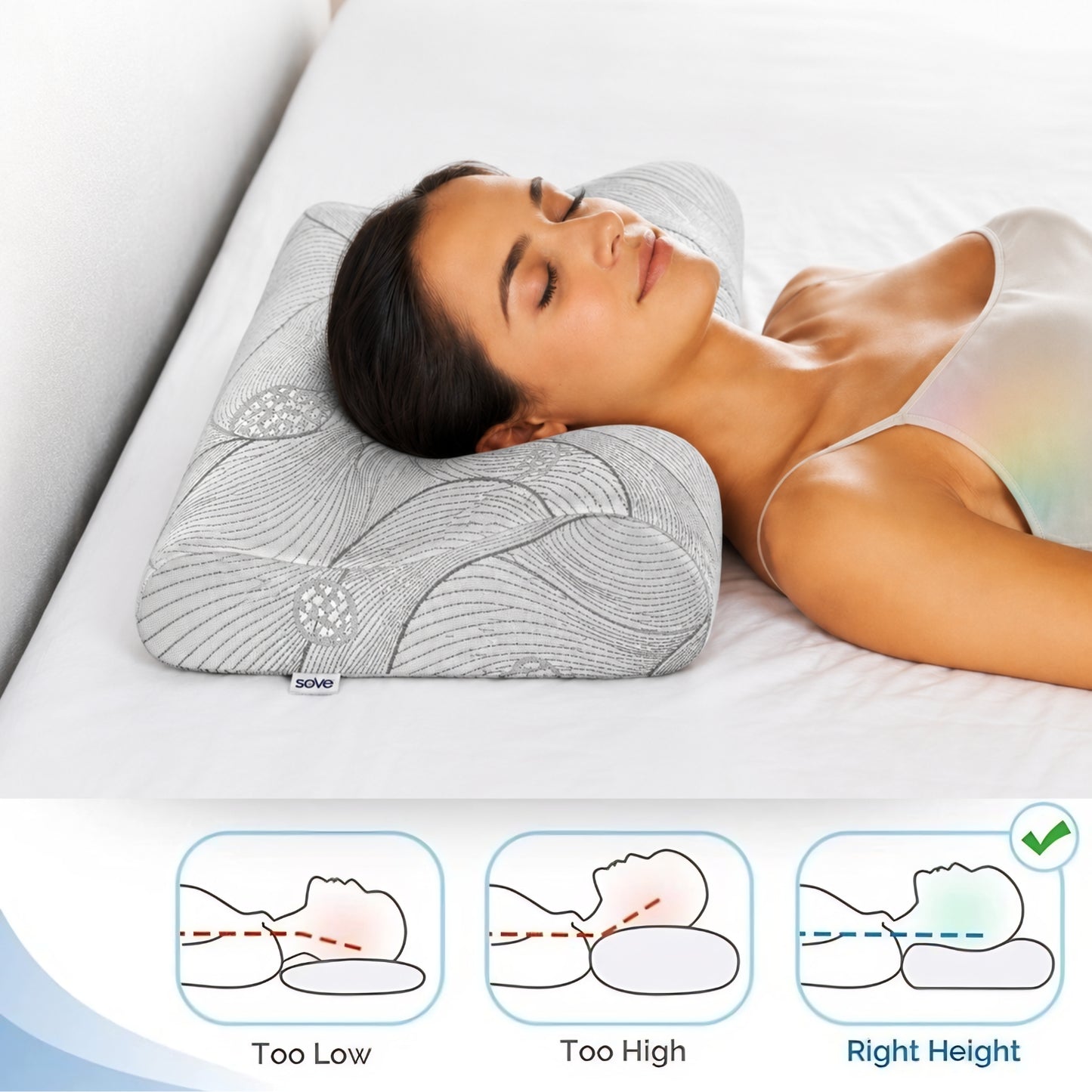 Contour Memory Foam Pillow