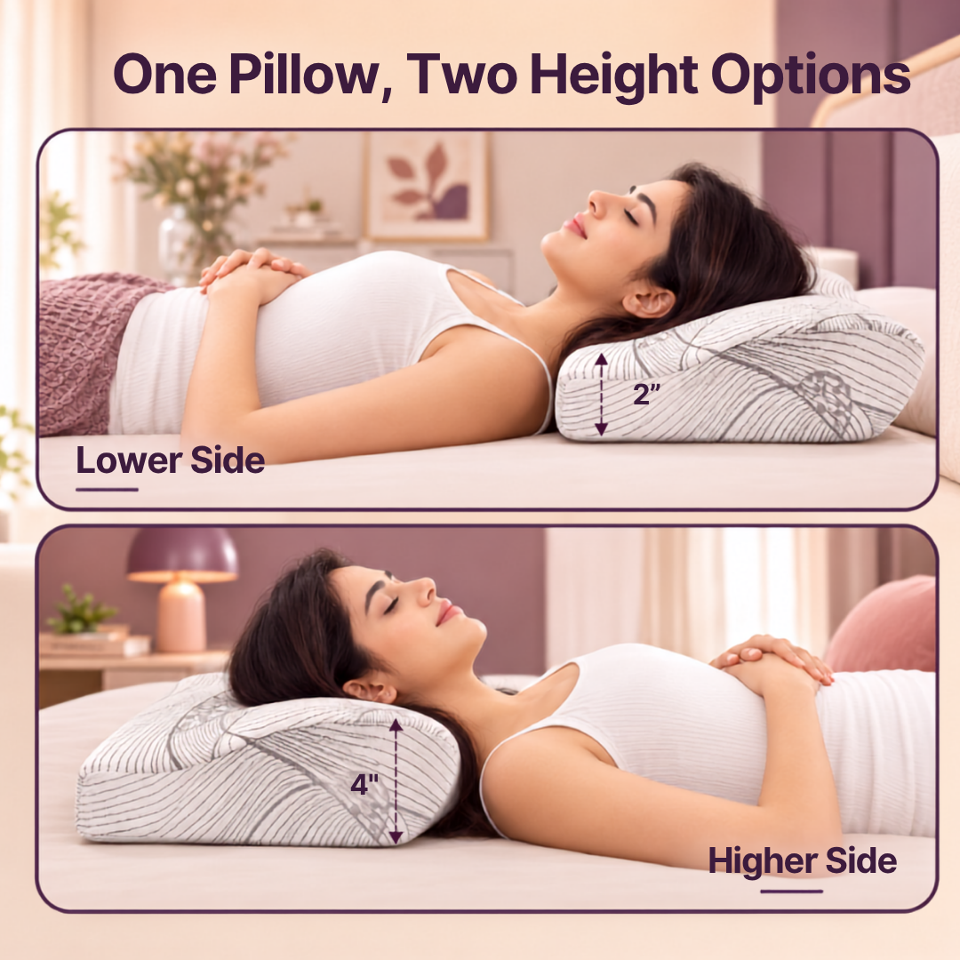 Deep Sleep Cervical Contour Memory Foam Pillow