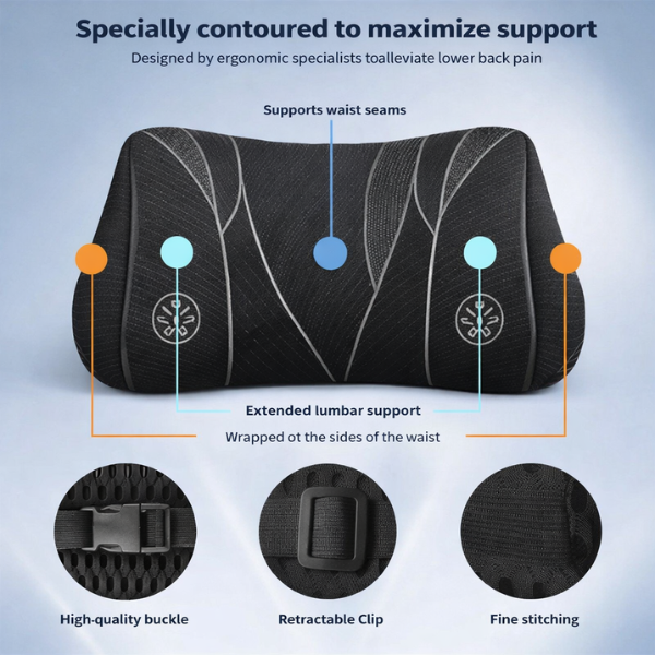 Lumbar Seat Support Cushion Sove