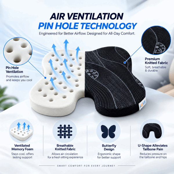 Slim Seat Cushion for Car