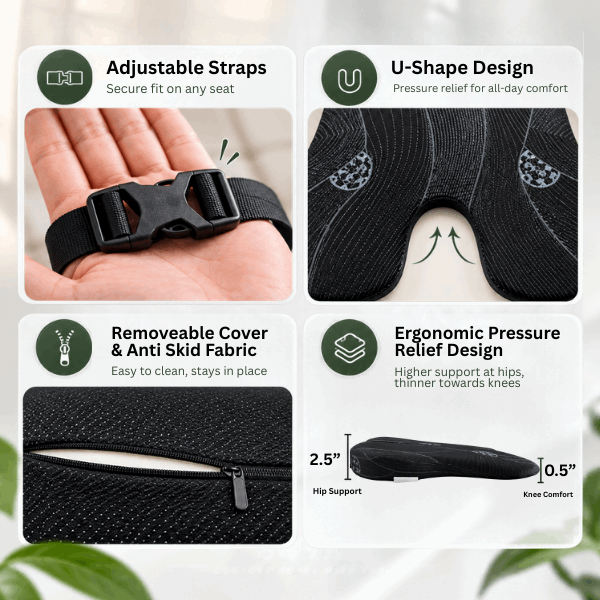 Slim Seat Cushion for Car