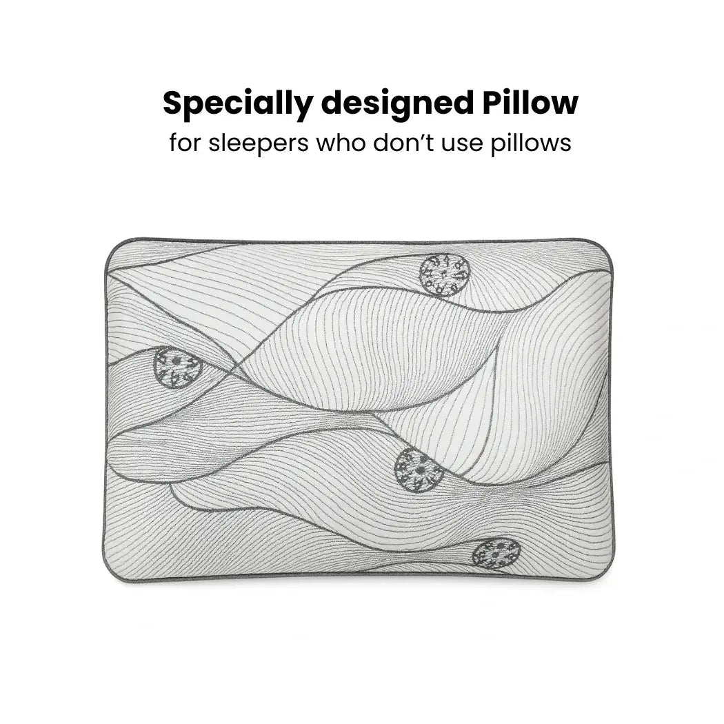 Ultra Thin  Pillow - The “barely there” feel with  minimal head elevation. Sove
