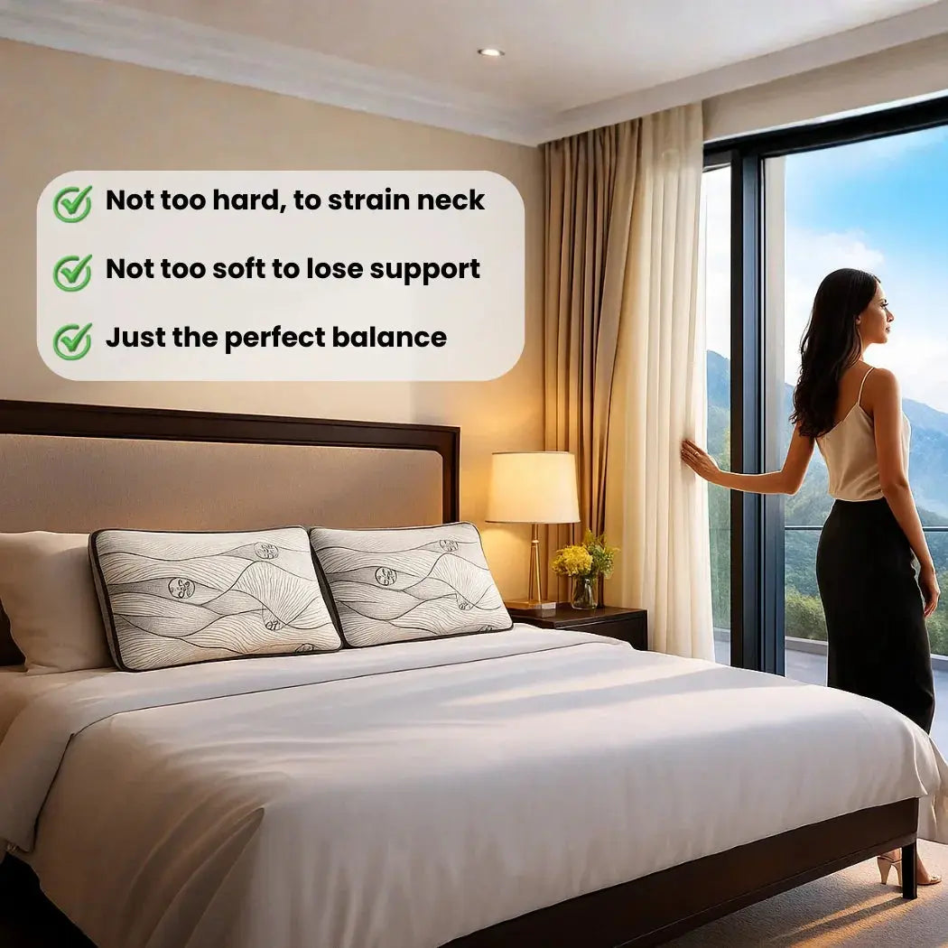 Ultra Thin  Pillow - The “barely there” feel with  minimal head elevation. Sove