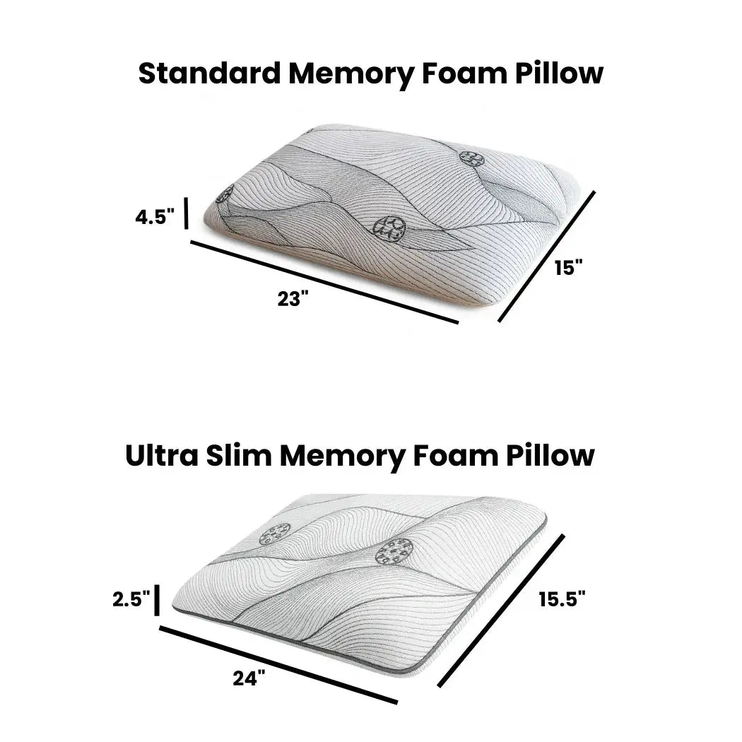 Ultra Thin  Pillow - The “barely there” feel with  minimal head elevation. Sove